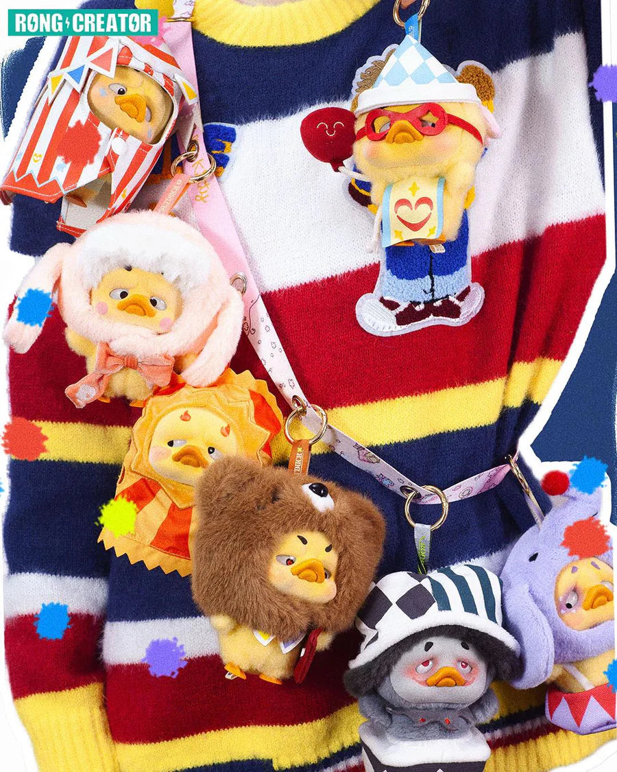 Pocket Upsetduck Crazy Circus Duck Plush Keychain (Blind Box) - UP-97506