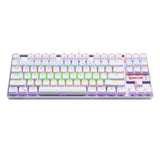 كيبورد الألعاب Redragon KUMARA K552W RGB TKL سلكي ميكانيكي (مفاتيح Blue) – أبيض