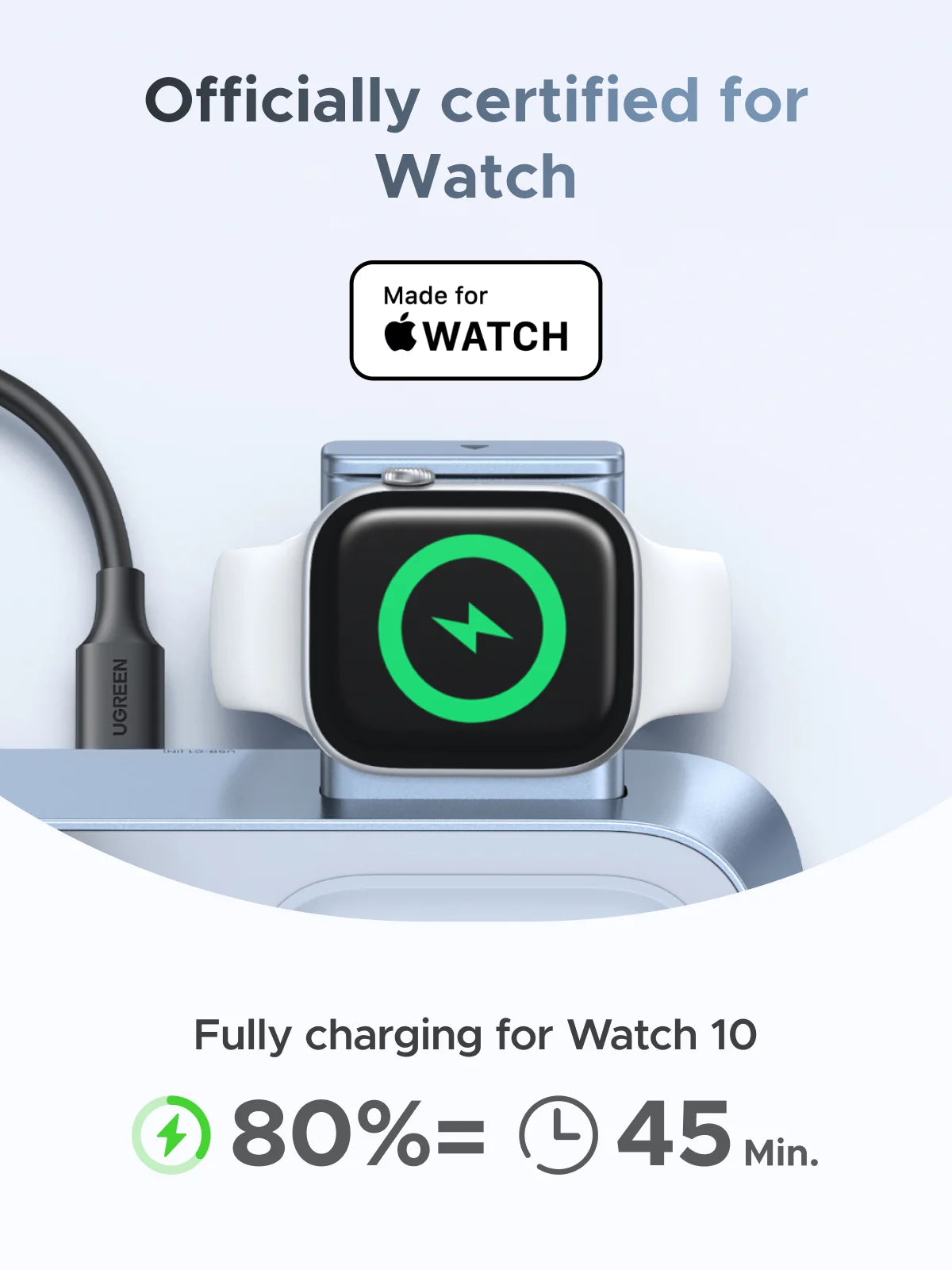 UGREEN 3-in-1 Magnetic Wireless Charger UK 25W QI2 - W711