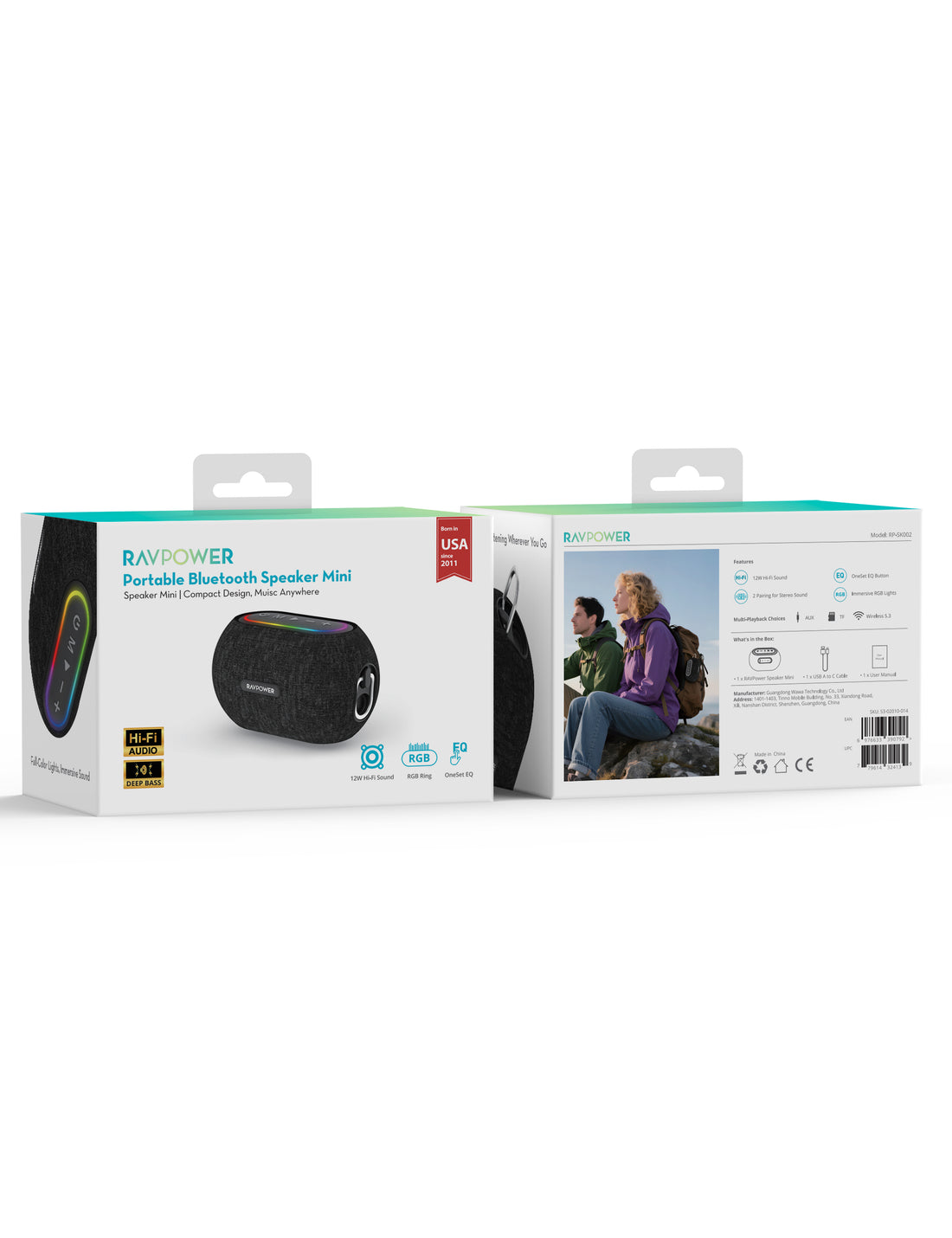 RAVPowerRP-SK002 12W Bluetooth Speaker Mini - RP-SK002