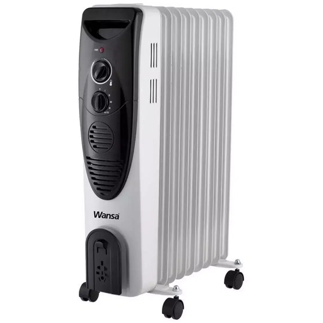 Wansa 2000W 9 Fins Oil Heater CY-C01-9-20 White