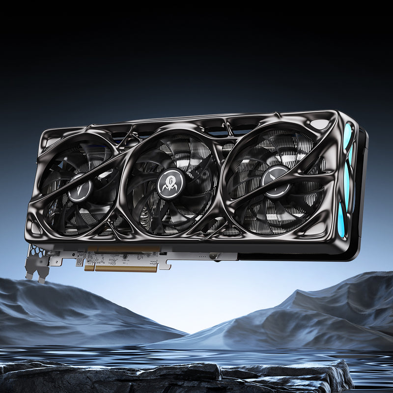 كرت الشاشة Yeston x GravaStar AMD RADEON RX 9070 XT Mercury Nova OC