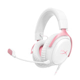 HyperX Cloud III Wired Gaming Headset Compatible with all Platforms - White & Pink