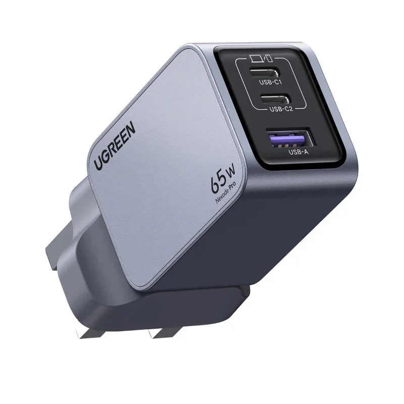 UGREEN Nexode Pro 65W 3-Port GaN Fast Charger UK 25872 X755-25872