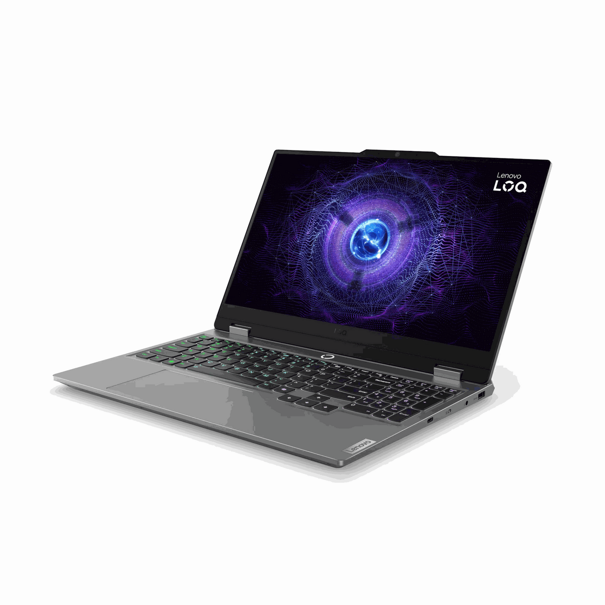 Lenovo LOQ 15IRX9 Gen 9 Intel Core i7-13650HX 14C/15.6" FHD /24GB (2x 12GB) DDR5 Ram /512GB M.2 PCIe NVMe SSD/ NVIDIA GeForce RTX 4050 6GB GDDR6 VGA/ DOS/ White Backlit, Arabic /Luna Grey/1YW