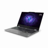 Lenovo LOQ 15IRX9 Gen 9 Intel Core i7-13650HX 14C/15.6" FHD /24GB (2x 12GB) DDR5 Ram /512GB M.2 PCIe NVMe SSD/ NVIDIA GeForce RTX 4050 6GB GDDR6 VGA/ DOS/ White Backlit, Arabic /Luna Grey/1YW