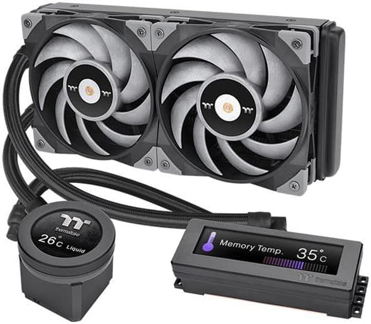 Thermaltake Floe RC Ultra 240mm CPU & Memory AIO Liquid CPU Cooler - Gray