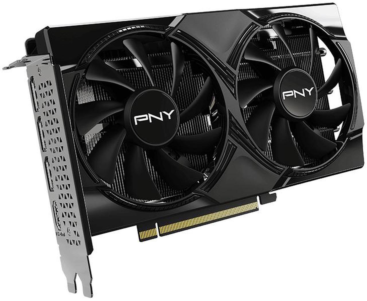 PNY GeForce RTX 5060 8GB OC Dual Fan Gaming Graphics Card, Black