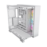 كيس كمبيوتر CORSAIR iCUE LINK 6500X RGB ميد تاور - أبيض