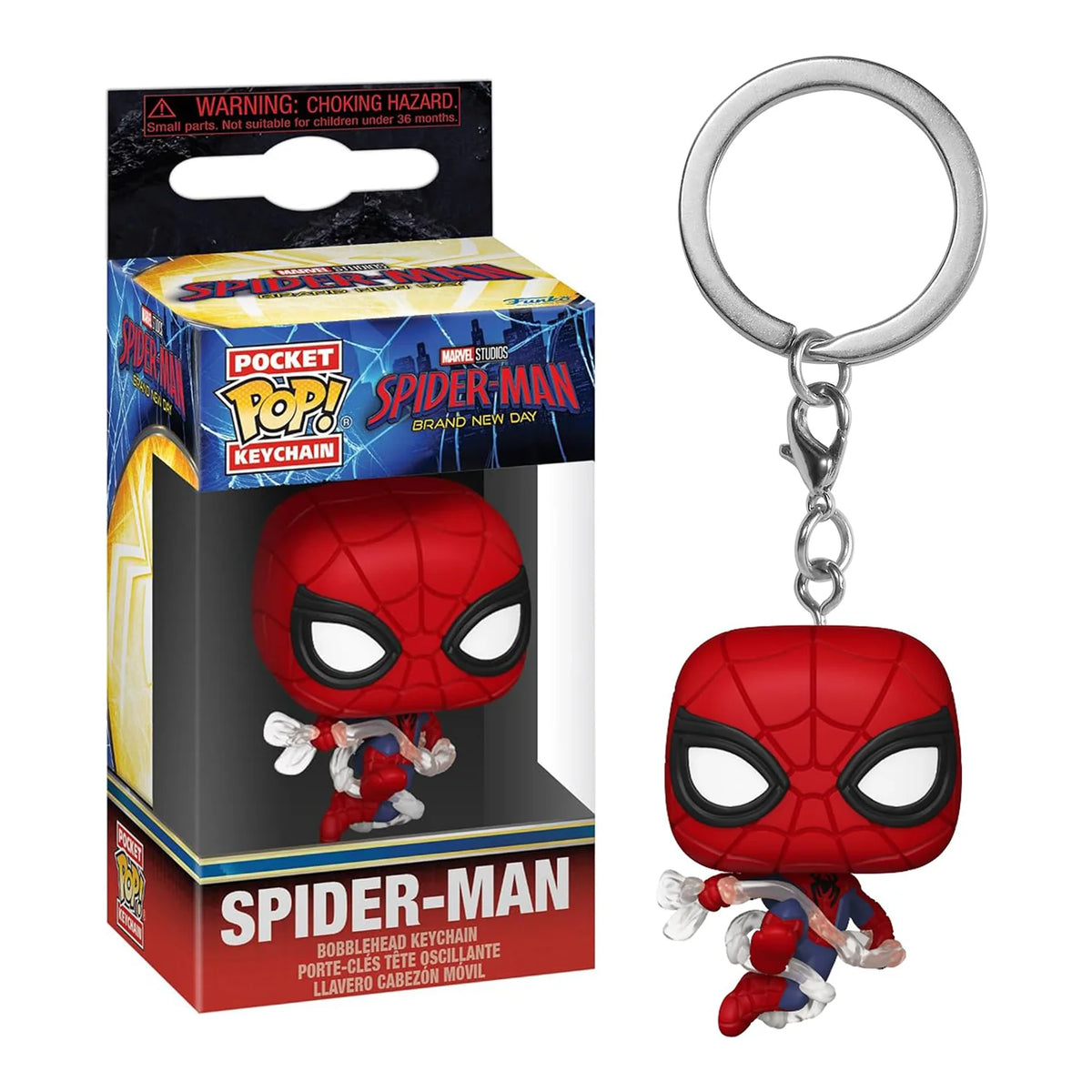 Pocket Pop! Keychain: Spider-Man Brand New Day - Spider-Man - 10 cm