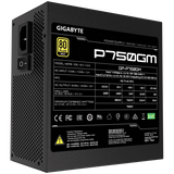Gigabyte GP750GM Gold 750W Fully Modular Power Supply - Black