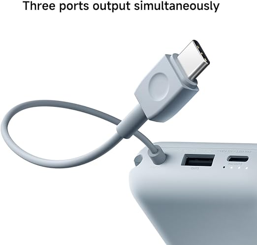 Xiaomi Power Bank 10000mAh 22.5W (Integrated Cable) Ice Blue GL