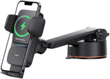 Baseus Wisdom Series Auto Alignment Car Mount Wireless Charger 15W - Cluster Black