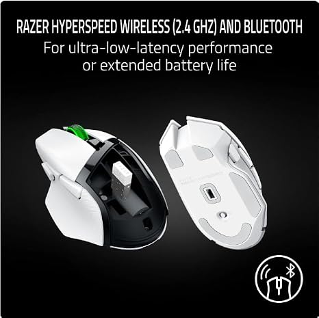فأرة الألعاب رايزر باسيليسك V3 إكس هايبر سبيد ​​- أبيض RZ01-04870300-R3G1