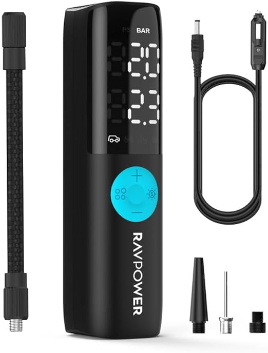 RAVPower RP-PC1084 Smart Car Tire Inflator -  RP-PC1084