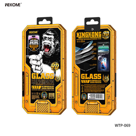 WEKOME WTP-069 Vacha Series Kingkong Screen Protector (AR HD) - Black for Iphone 15 Pro
