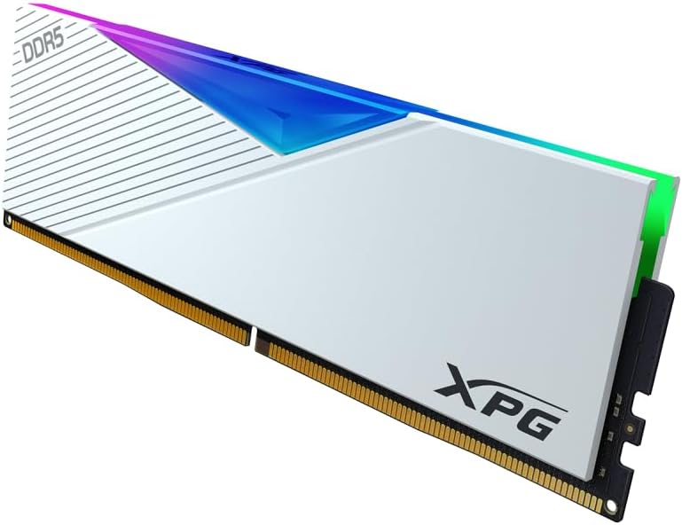 XPG Lancer RGB 32GB (16GBx2) DDR5 5600MT/s PC5-44800 Memory - White
