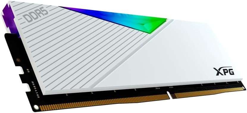 XPG Lancer RGB 32GB (16GBx2) DDR5 5600MT/s PC5-44800 Memory - White