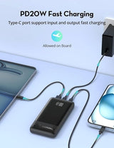 RAVPower RP-PB1237 PD20W Pioneer 10000mAh 3-Port Power Bank black