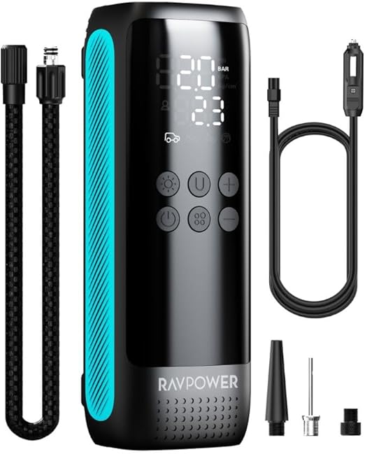 RAVPower RP-PC1084Pro Smart Car Tire Inflator - RP-PC1084Pro