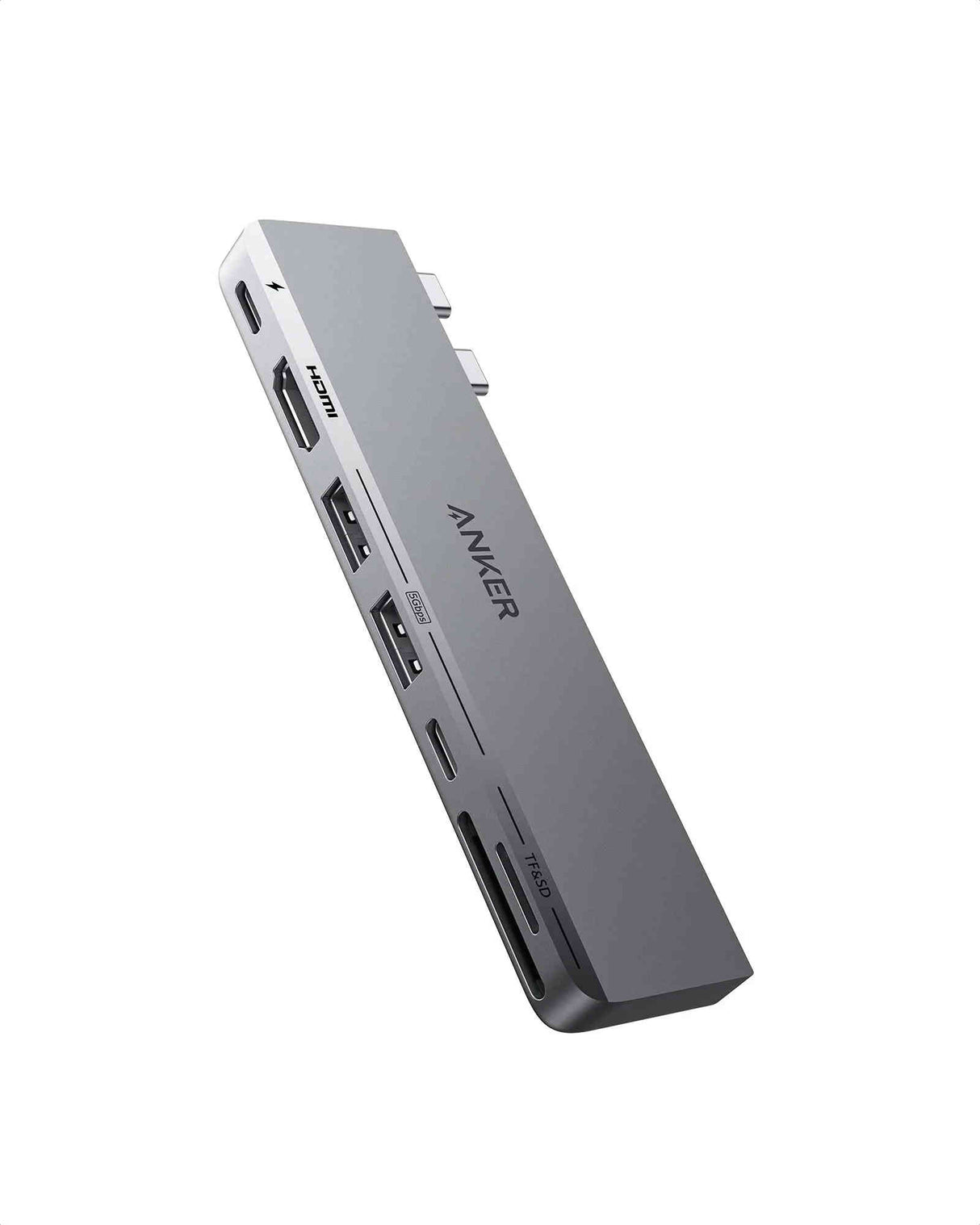 Anker 547 USB-C Hub (7-in-2, for MacBook) -Silver A8354HA1