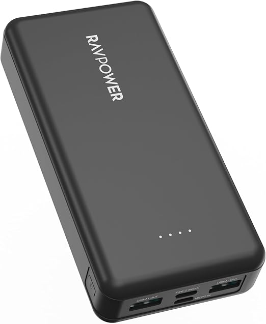 RAVPower RP-PB1216 PD Pioneer 20000mAh 15W 4 Ports Power Bank Black Global Version black