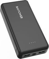 RAVPower RP-PB1216 PD Pioneer 20000mAh 15W 4 Ports Power Bank Black Global Version black