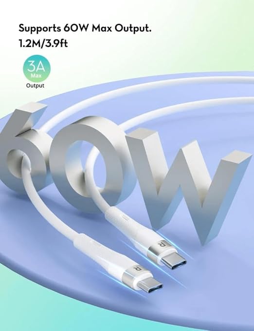 RAVPower RP-CB1038 60W C-C Cable 1M White
