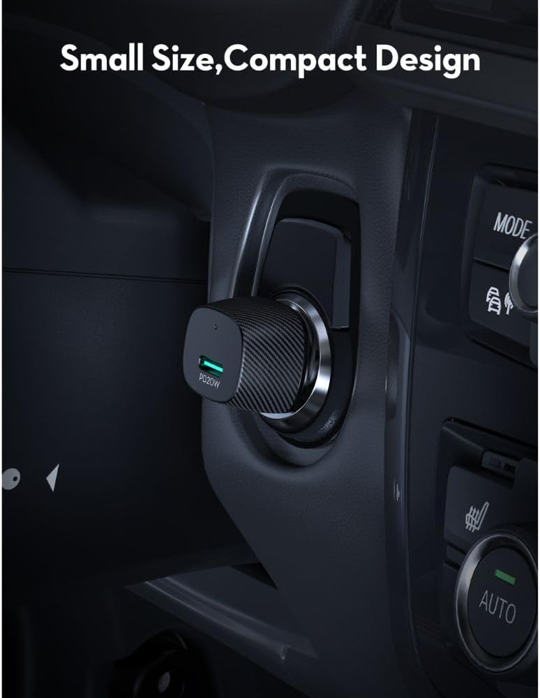 RAVPower RP-VC1017 20W Car Charger 1C black - RP-VC1017