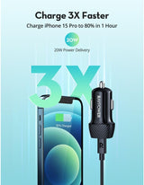 RAVPower RP-VC1017 20W Car Charger 1C black - RP-VC1017