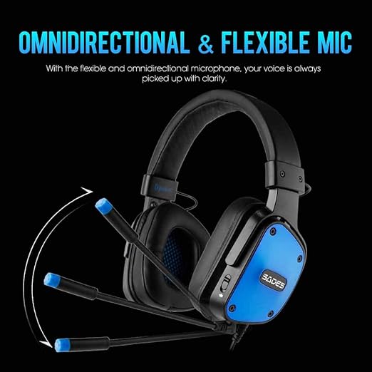 SADES D-POWER SA-722 BLUE (Without Mic Vesrion - Open Box)