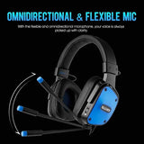 SADES D-POWER SA-722 BLUE (Without Mic Vesrion - Open Box)