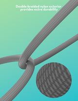 RAVPower RP-CB1039 60W C-C Magnetic Braided Cable 1.2M - RP-CB1039