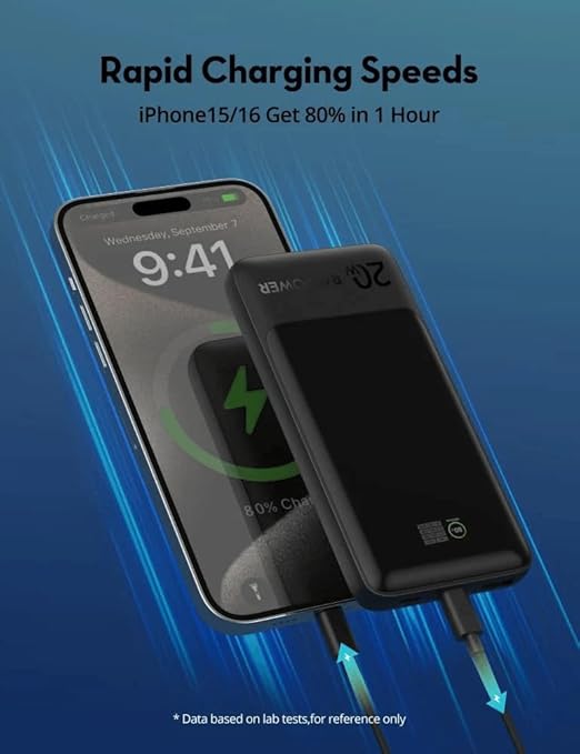 RAVPower RP-PB1237 PD20W Pioneer 10000mAh 3-Port Power Bank black