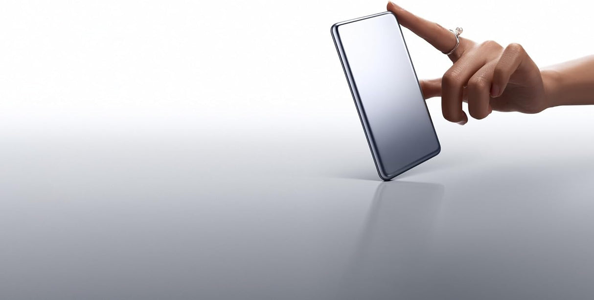 باور بنك شاومي المغناطيسي فائق النحافة بسعة ٥٠٠٠ مللي أمبير بقدرة ١٥ واط – لون فضي جليدي