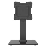 Wansa Glass Basement TV Stand, Fits 17 - 43 inches, 30kg Loading Capacity, STS02-22 - Black