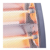 Princess Halogen Electric Heater, 800W, 2 Heat Settings, 345011 - Grey