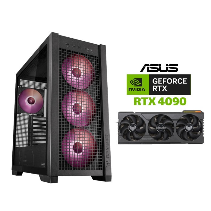 كمبيوتر العاب بمعالج Ryzen 9-7900X3D،كرت شاشة اسوس RTX 4090 ،رامات 32 جيجا بايت DDR5