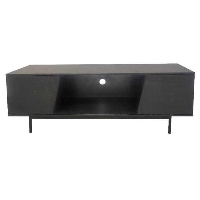 Wansa TV Stand, Up to 55-Inch, 50Kg Loading Capacity, KS0218, Black
