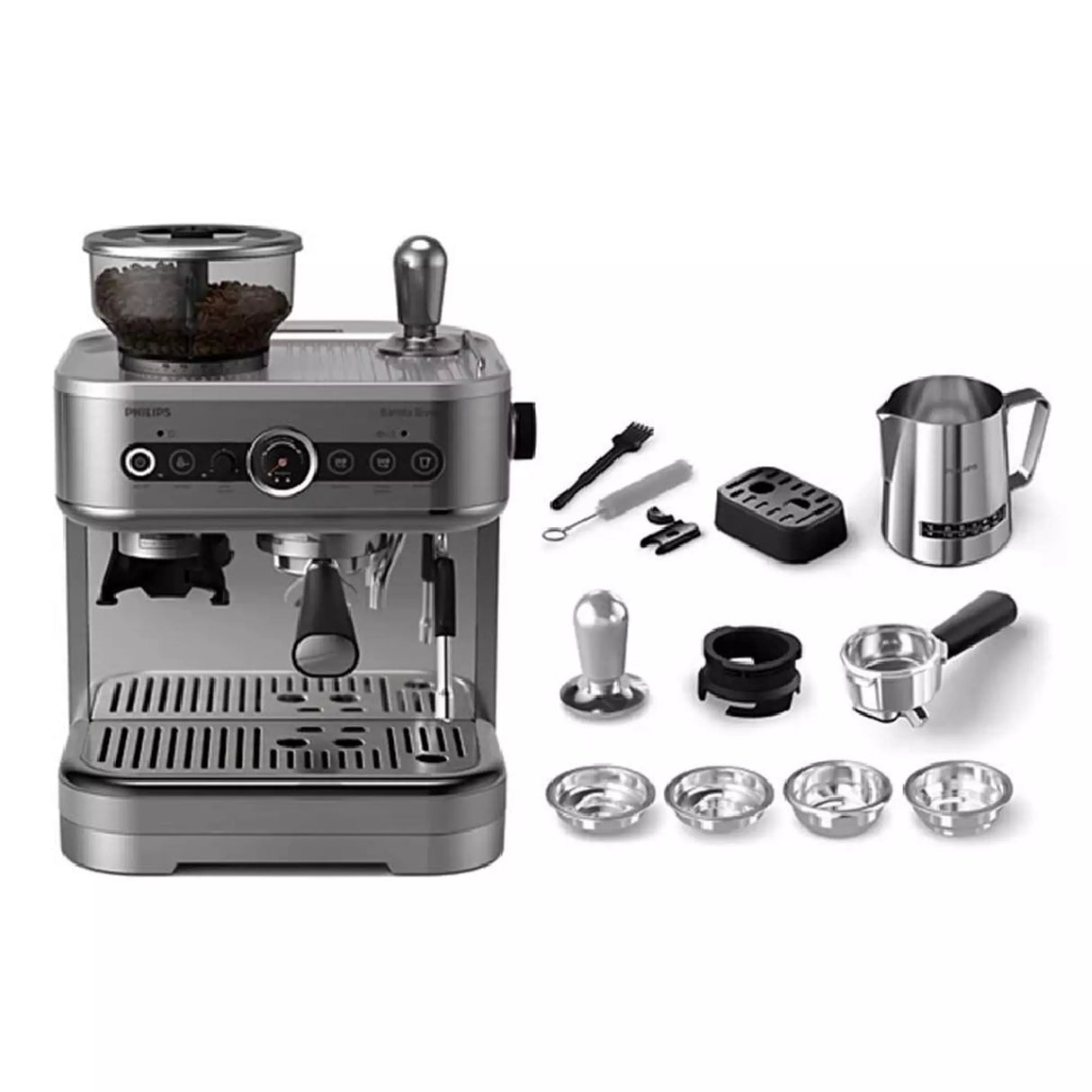 Philips Semi Espresso Machine, 2.3L, 1350W, PSA3228/01 – Silver