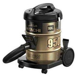 Hitachi Drum Vacuum Cleaner, 18L, 2100 W, CV-950F – Black