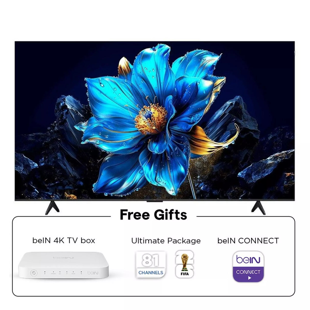 TCL 75” 4K QLED Google TV, 75P7K – Black