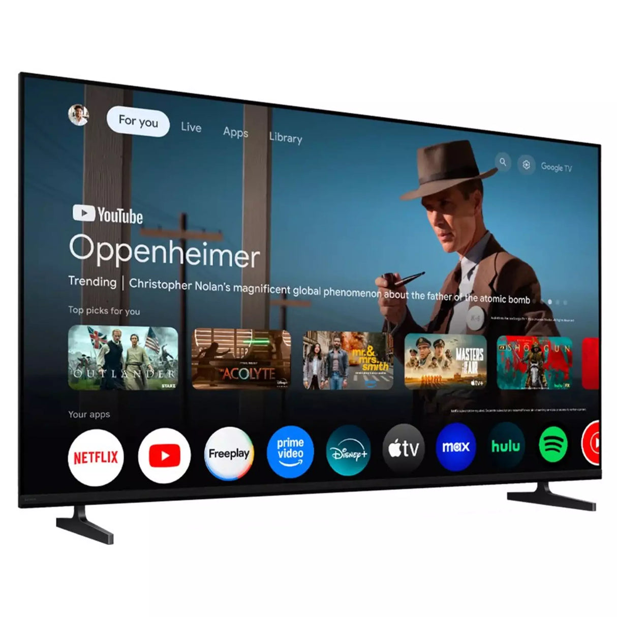 Sony Bravia 2 II 50” Class 4K LED Google TV (2025), K-50S20M2 - Black