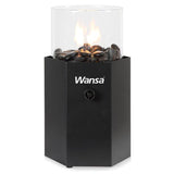 Wansa Mini Glass Tabletop Heater, TP1201 - Grey