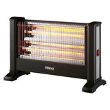 Wansa 2 Lamps Halogen Heater, LX-1703S – Black