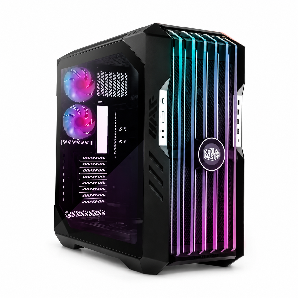 Cooler Master HAF 700 EVO High Airflow PC Case, Titanium Grey