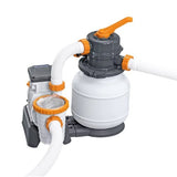 BESTWAY 7.32m x 3.66m x 1.32m Oval Pool Set (One Pool, Sand Filter Pump(220-240V),Skimmer,Safety Ladder,Cover,Ground Cloth,ChemConnect Dispenser,Delivered on Pallet)  561CW (Installation Not Included)