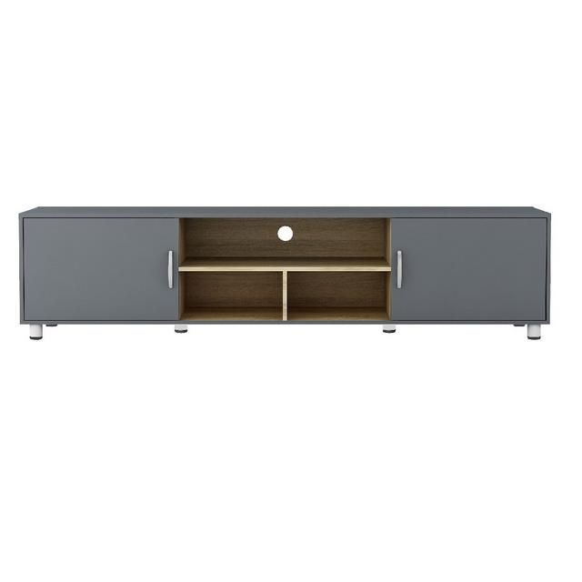 Wansa TV Stand, Up To 85-Inch, 20 Kg Loading Capacity, KS-0186 - Matt Gray