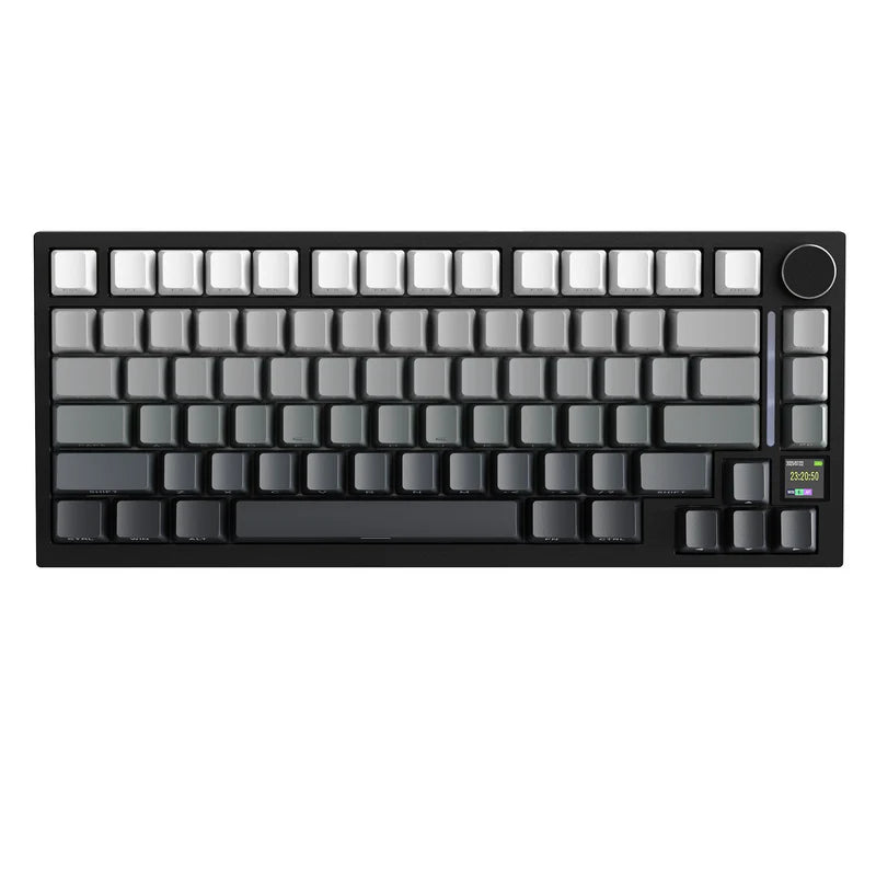 لوحة مفاتيح ميكانيكية ATTACK SHARK X820 Ultra Tri-Mode 75% Gasket - Black Gradient + Shark Switch