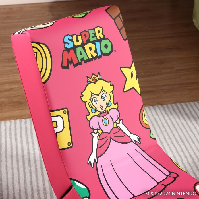 X Rocker Nintendo Video Rockers Princess Peach Power up Gaming Chair